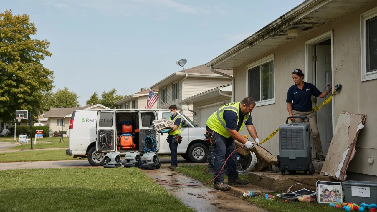 Water Damage Restoration in Gladstone, IL near me